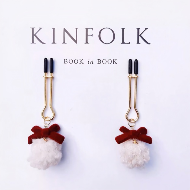 Berry Bliss Nipple Clamps With Dangling Bead - C - image 4