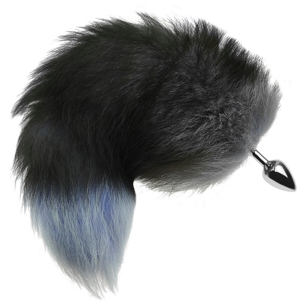 15.7'' Oversized Plush Fox Tail Butt Plug – Extra-Wide 3.94'' - image 2