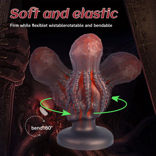 Monster Fantasy Octopus Skull Dildo
