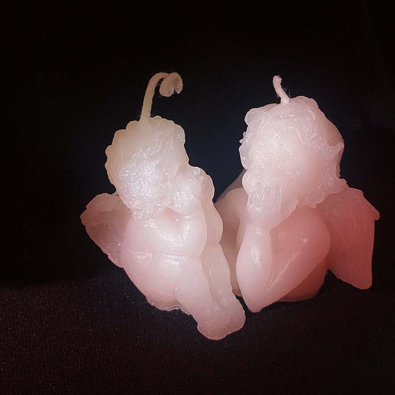 Angel Love Low-Temperature Candle - White - image 6