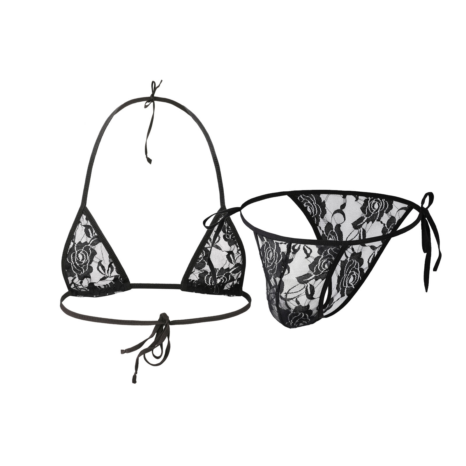 Lace Sissy Underwear Bra Sexy Men Bikini - image 6