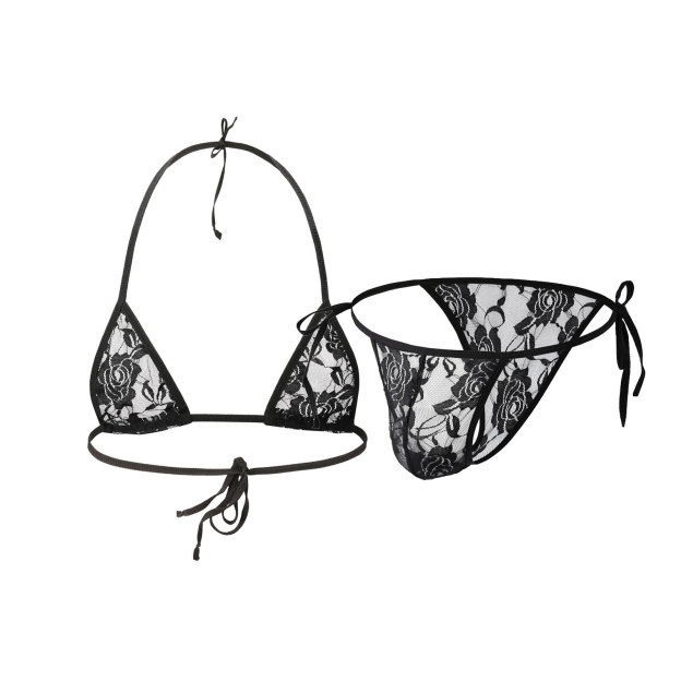 Lace Sissy Underwear Bra Sexy Men Bikini - image 6