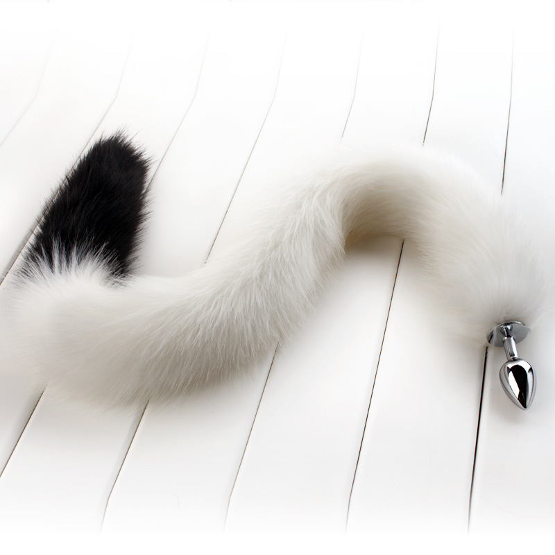 Long Plush Fox Tail Butt Plugs-WeLovePlugs