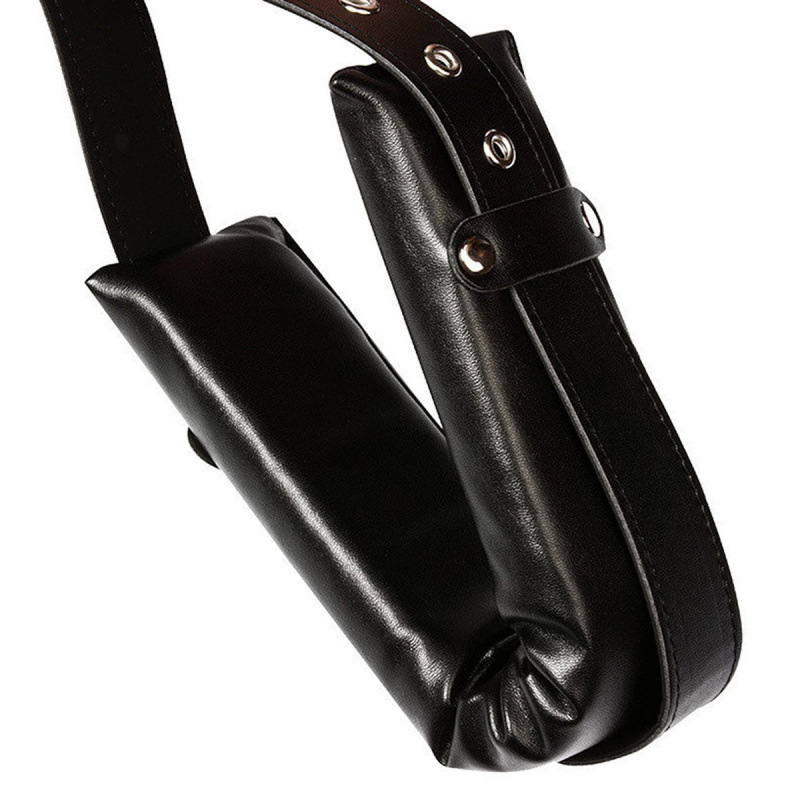 M-Shape Leg Spreader Restraint – Soft, Durable PU Leather BDSM Toy for Beginners & Advanced-WeLovePlugs