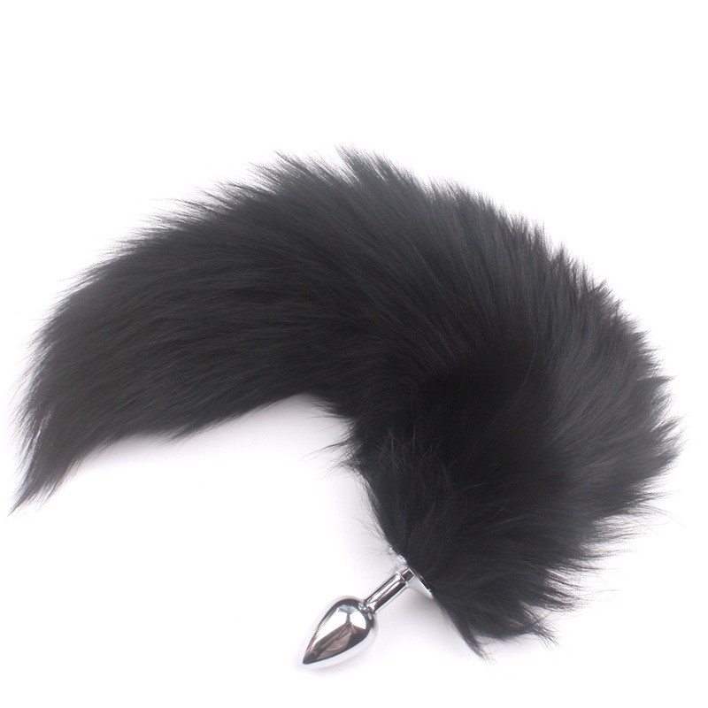 Original Fox Tail Plug Fluffy Cosplay Tail Plug-WeLovePlugs
