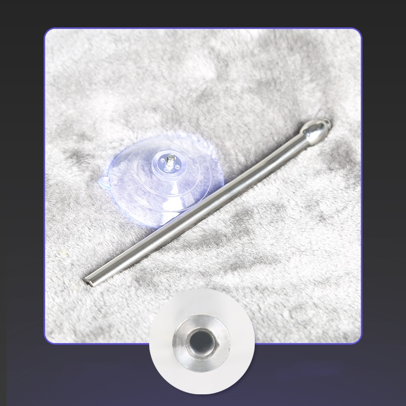 Urethral Sound with Suction Cup Base -WeLovePlugs