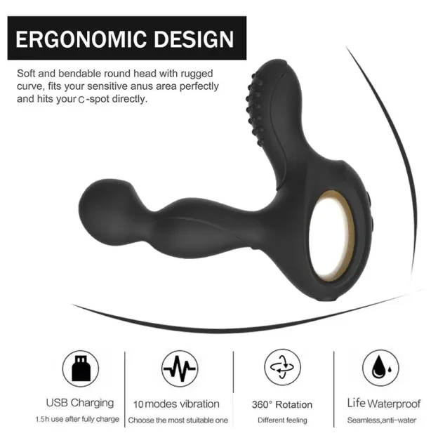 Novara Warming Rotating Anal Plug - image 2