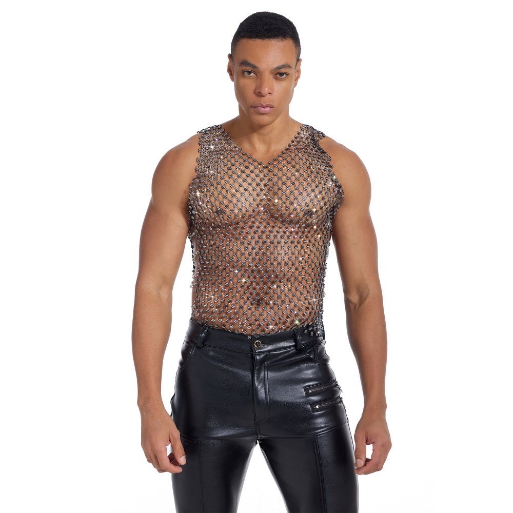 Starluxe Mesh Sparkle Top – Style E - image 1