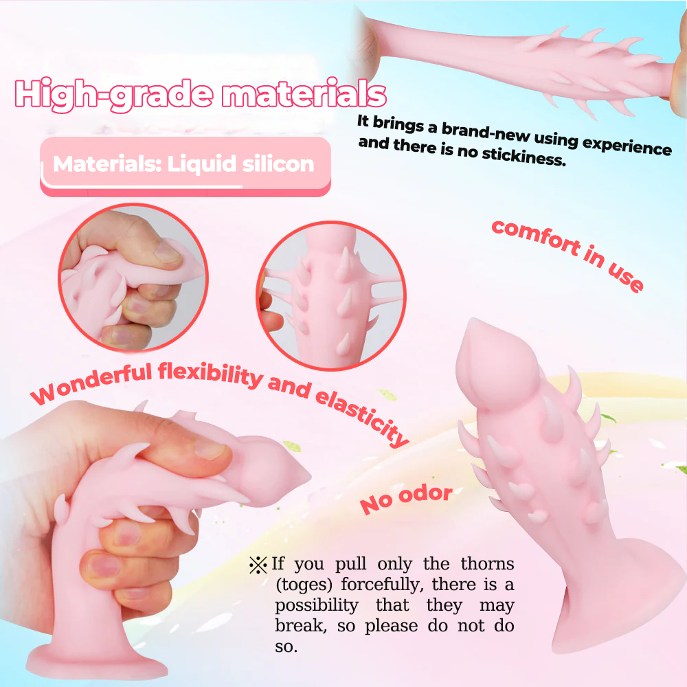 Cat's Tongue Paradox Butt Plug Knotted Dildo-WeLovePlugs