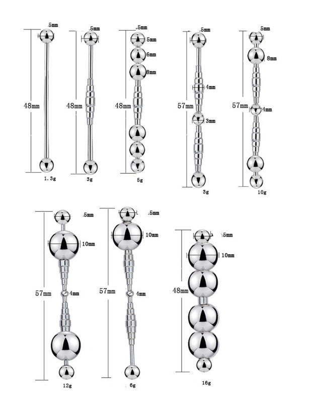 Beaded Shape Urethral Sound Penis Wand Penis Plug 