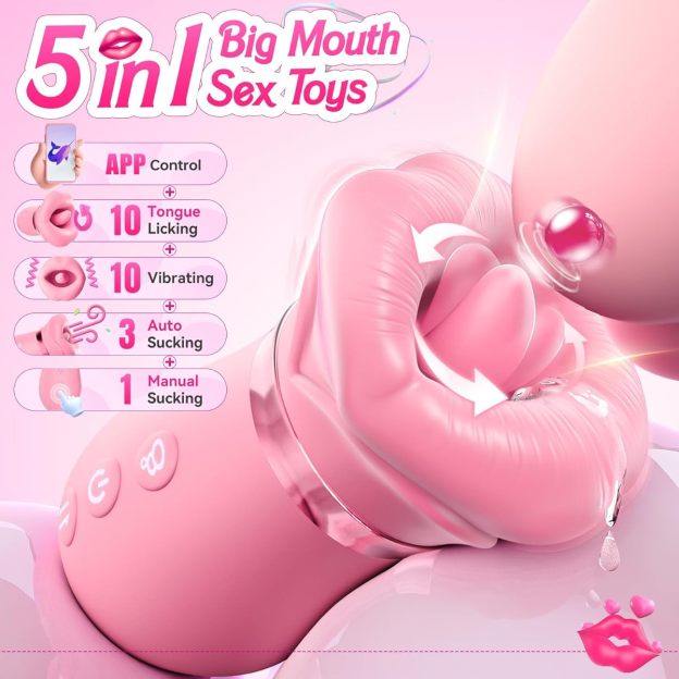 Exquisite Rose Kissing Vibrator-WeLovePlugs