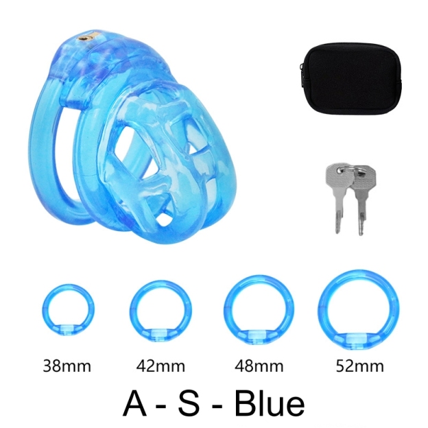 High Quallity 3D Print Breathable TPE Chastity Cage-WeLovePlugs