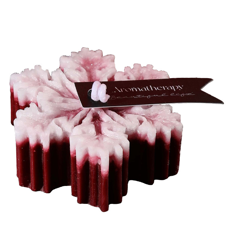 Christmas Snowflake Candles - image 2