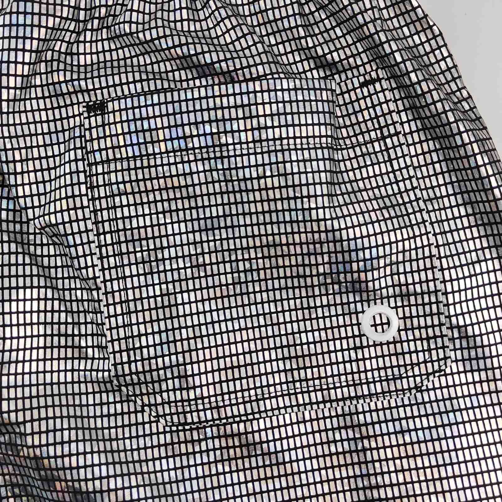 Men Shorts Wet Look Beach Pants - image 8