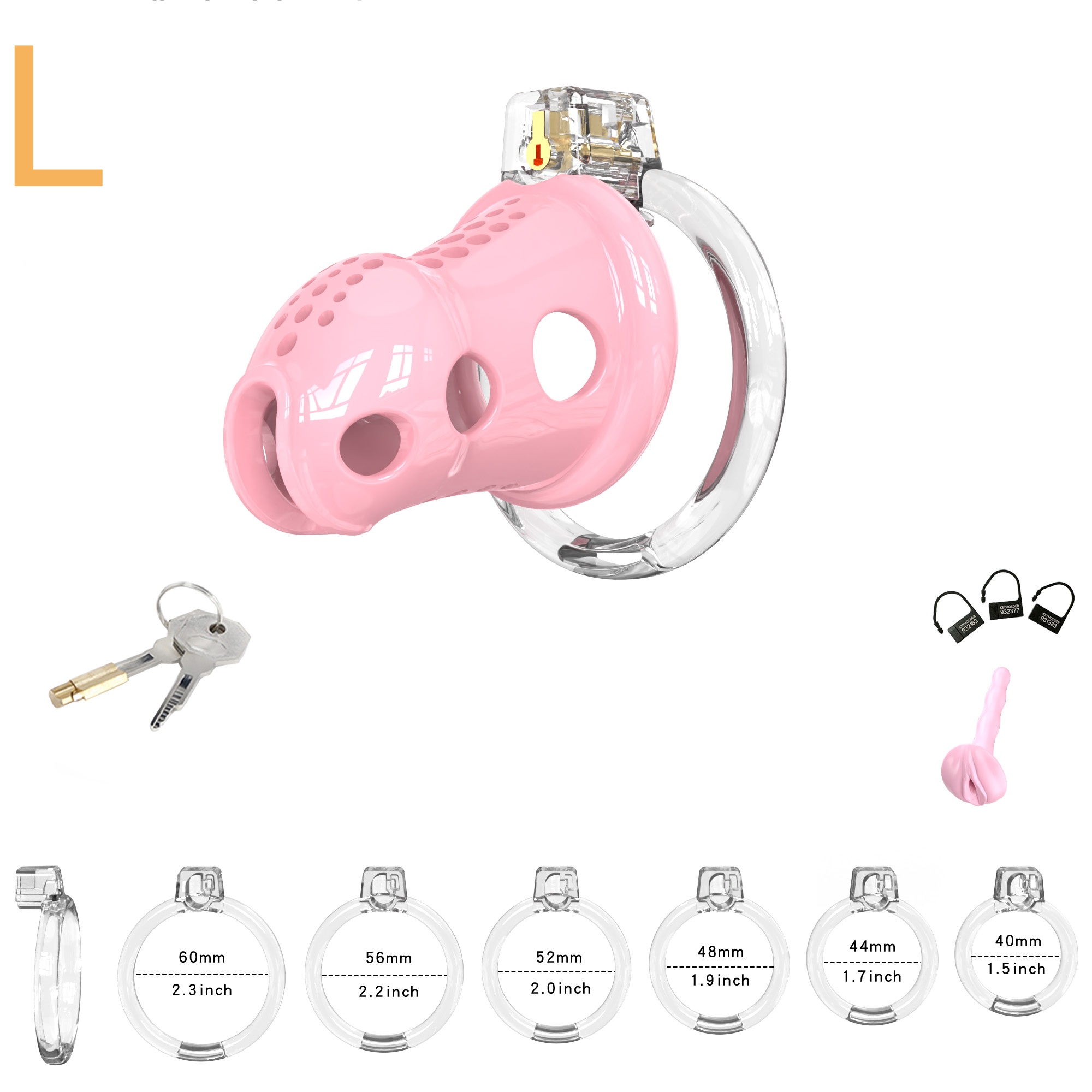 Elastic Male Chastity Cage-WeLovePlugs