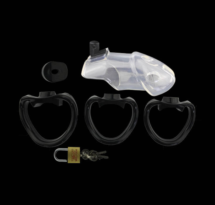 Caught Red Handed Locking Cock & Ball Chastity Cage -WeLovePlugs