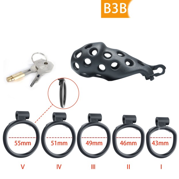 Cobra CB Lock Male Chastity Cage -WeLovePlugs