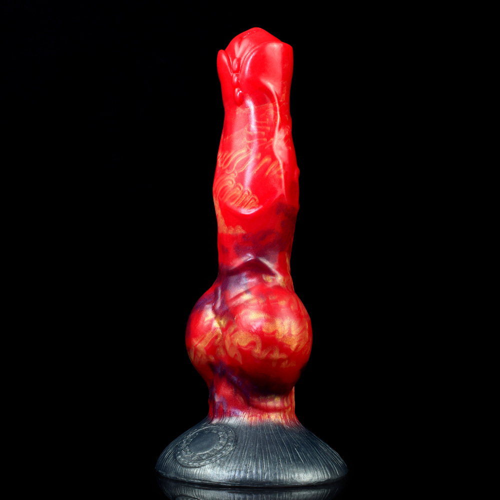 Fantasy Silicone Animal Dog Knot Penis Dildo-WeLovePlugs