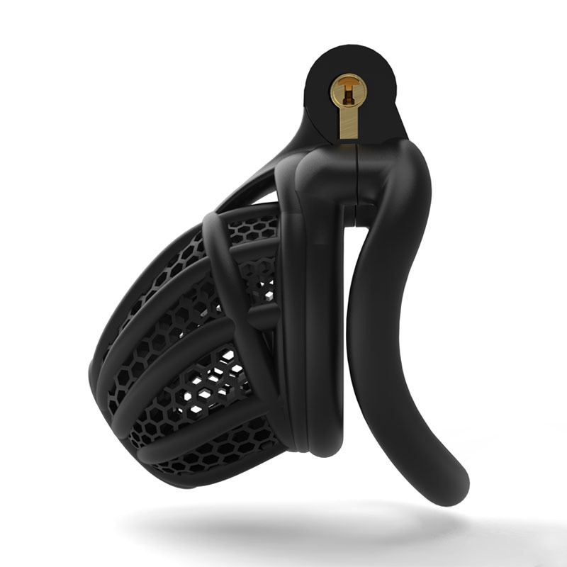 3D Hive Series - Bee Black Chastity Cage-WeLovePlugs