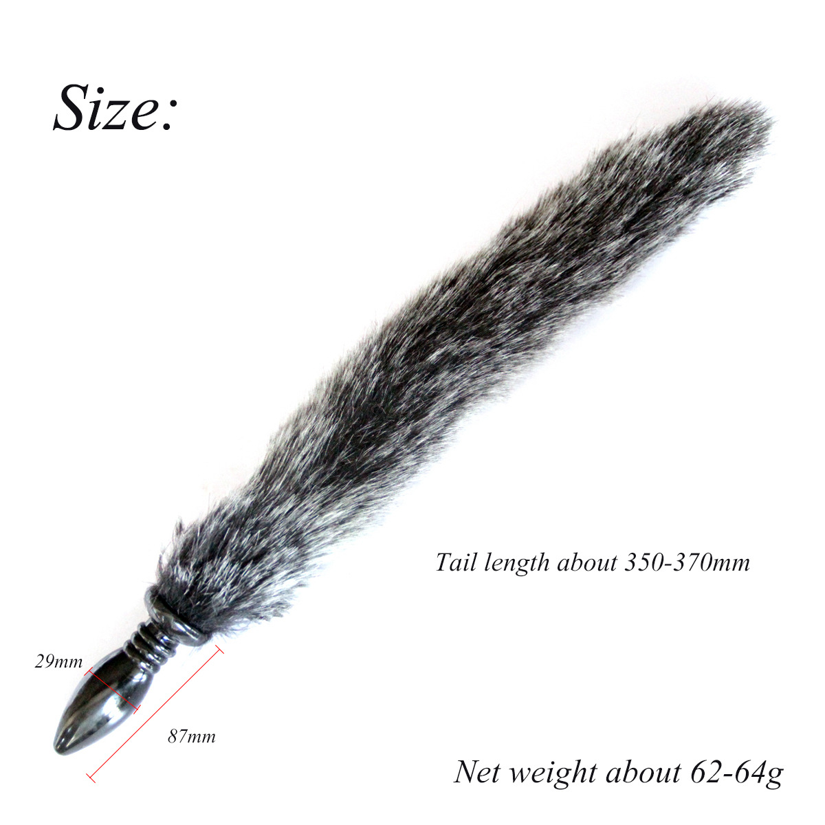 Trinity's Wolf Fox Tail Butt Plug-WeLovePlugs