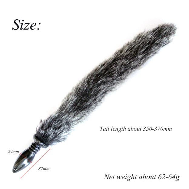 Trinity's Wolf Fox Tail Butt Plug-WeLovePlugs