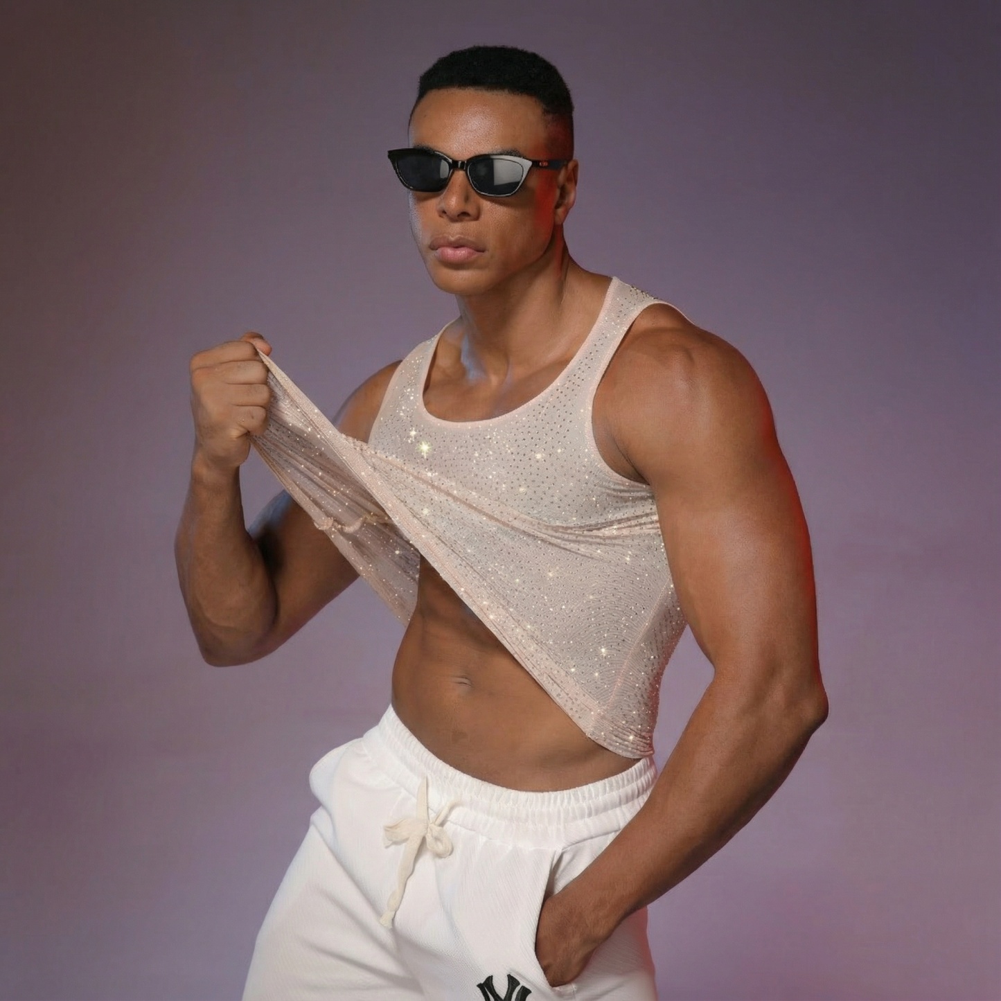 Starluxe Mesh Sparkle Top – Style G - image 21