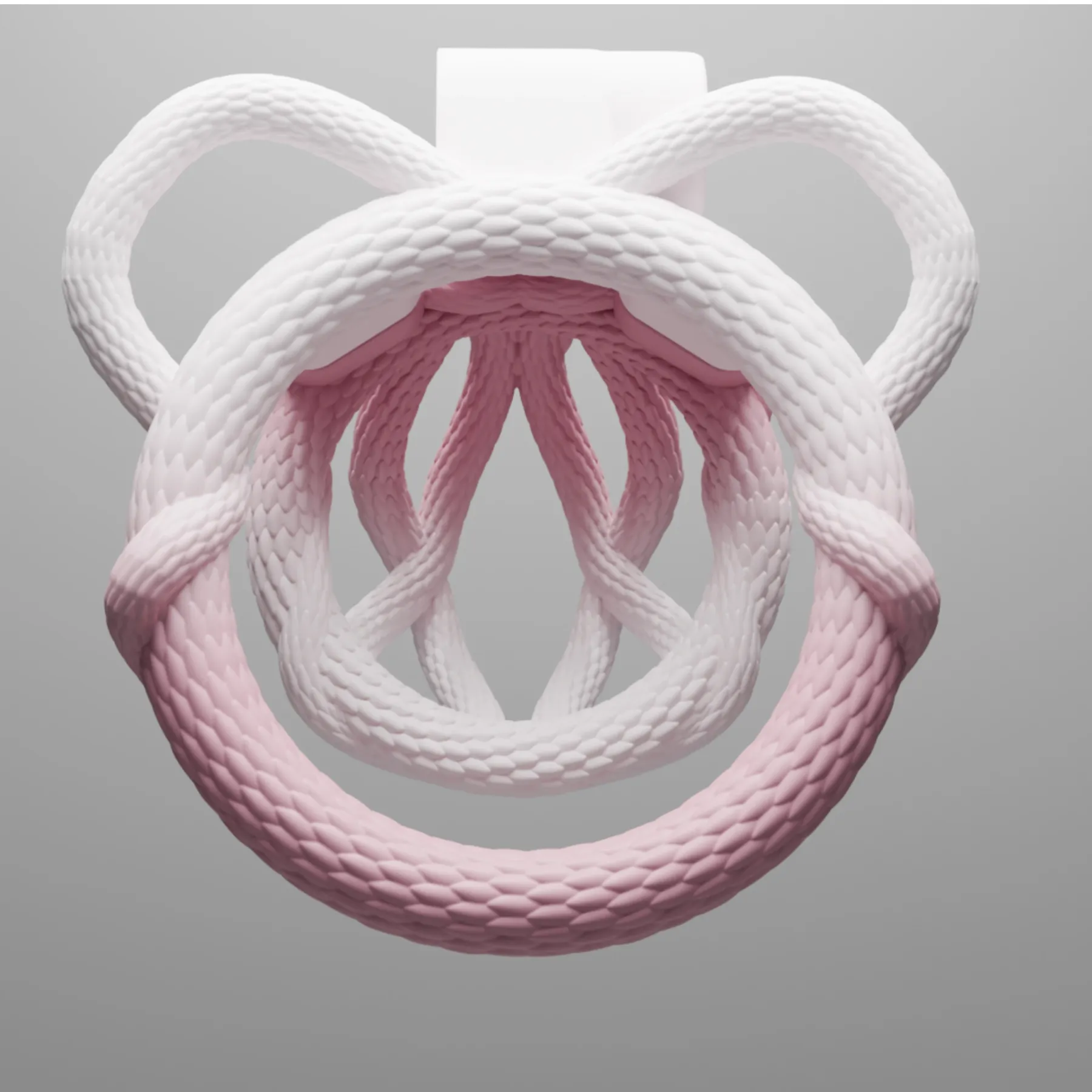 Pink Serpent Chastity Cage - image 3