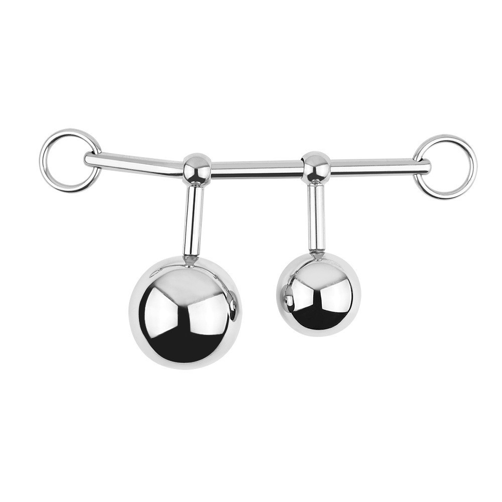 Adjustable Stainless Steel Chastity Belt for Women – Double Locking - Silver - image 2