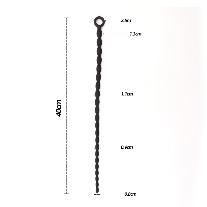 Extra Long Beaded Silicone Urethral Sounds -WeLovePlugs