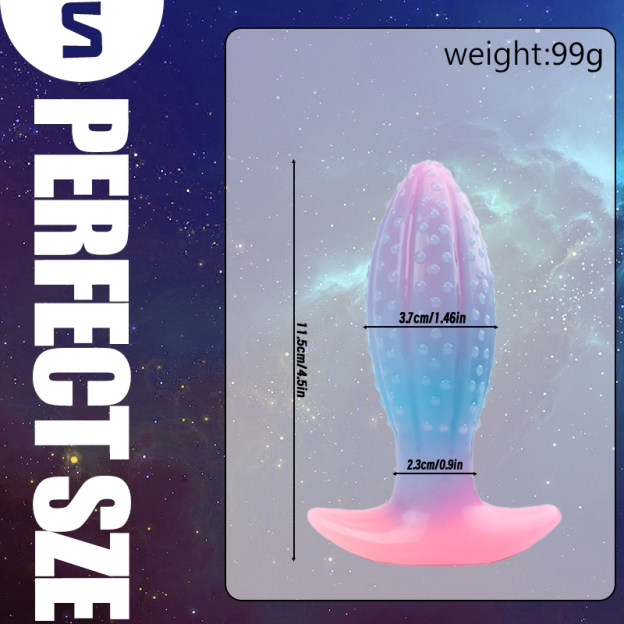 Glowing Oval Beads Anal Plug-WeLovePlugs