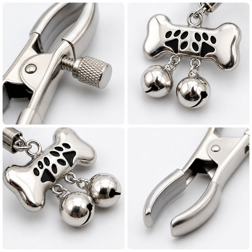 Dog Paw Bell Nipple Clamps - image 5