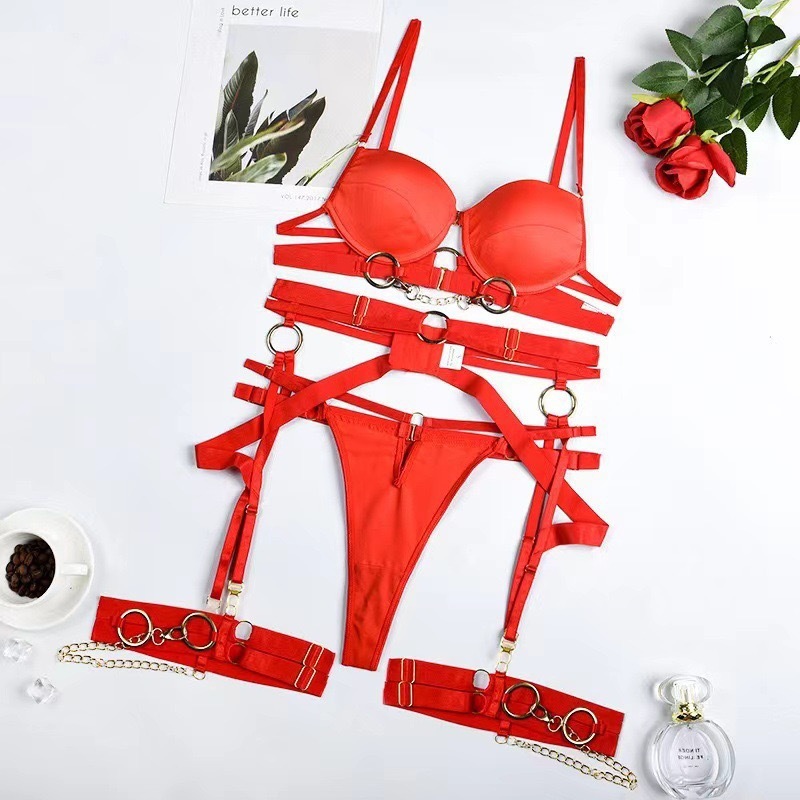 Chain Reaction Bondage Lingerie Harness Set