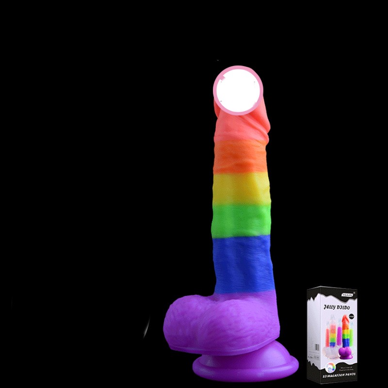 Rainnow Gel Dildo-WeLovePlugs