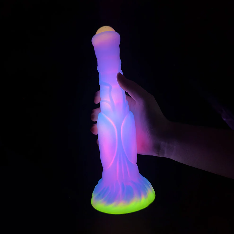 9.44'' Horse Anal Glow In The Dark Dildo with Suction Cup - image 1