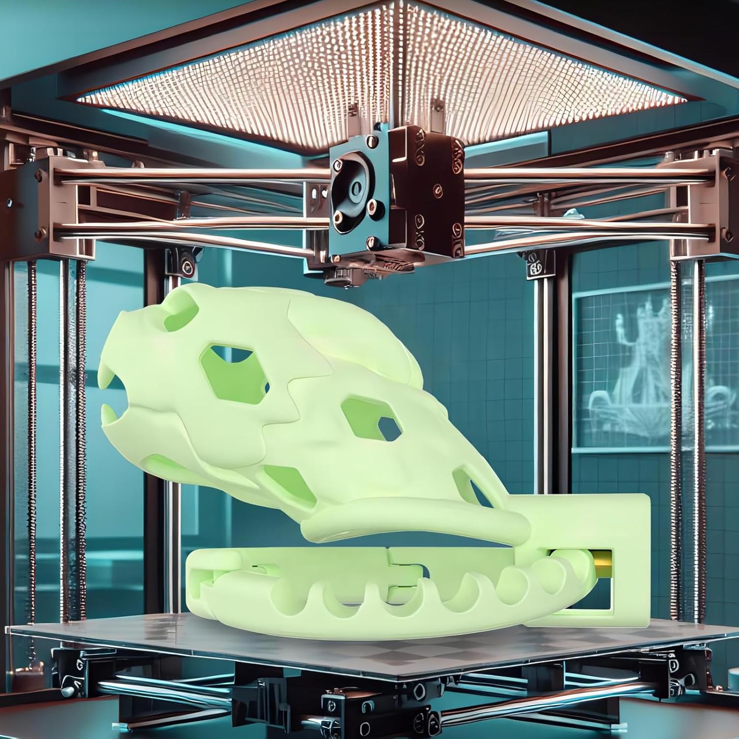 Mech-Style Chastity Cage 3D Printed Edition -WeLovePlugs