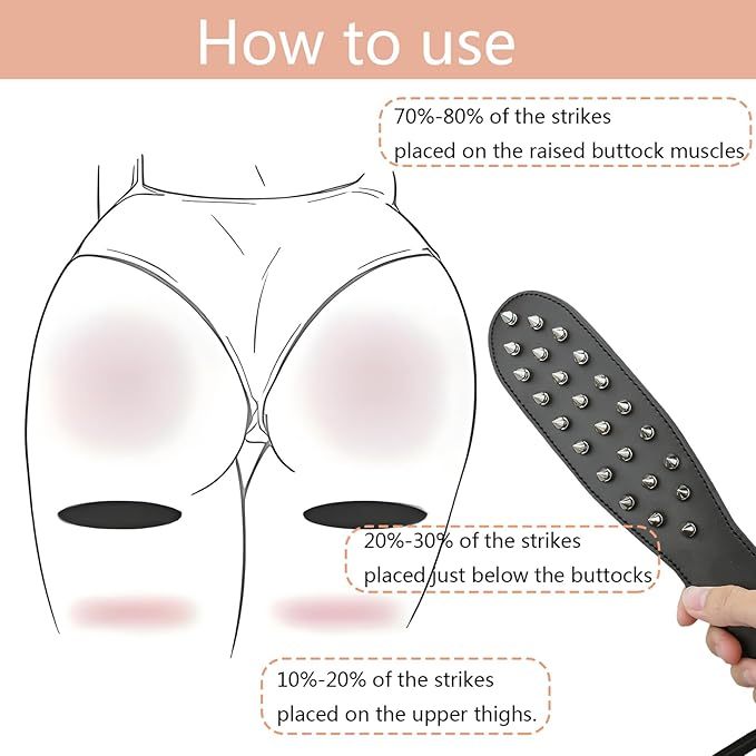 Dual Edge Studded Sensation Paddle - image 1