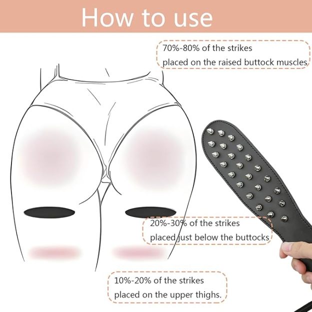 Dual Edge Studded Sensation Paddle - image 1