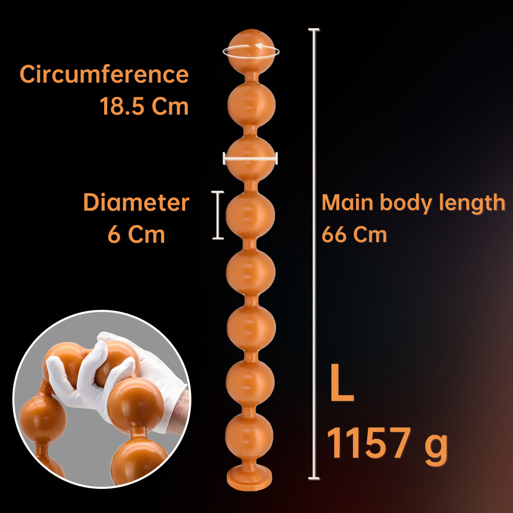 Extra Large Butt Plugs Huge Beaded Anal Plug -WeLovePlugs