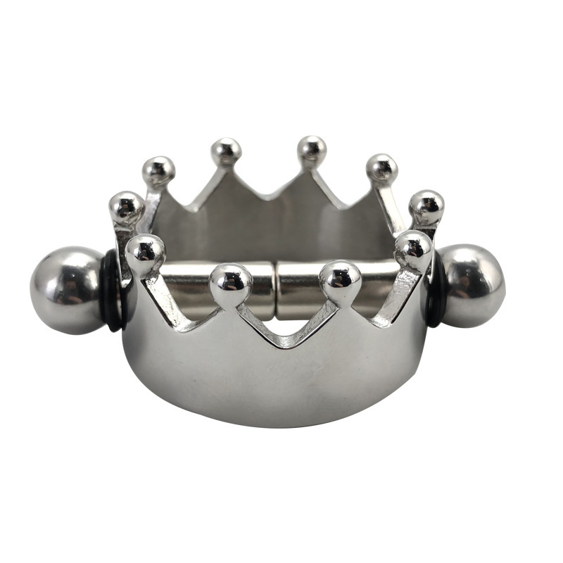 Crown Design Magnetic Nipple Clamps - Silver - image 2