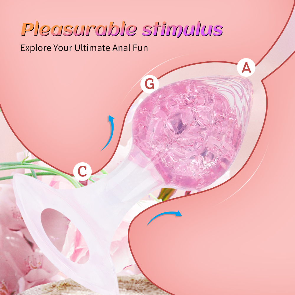 Crystalix Silicone Anal Plug-WeLovePlugs