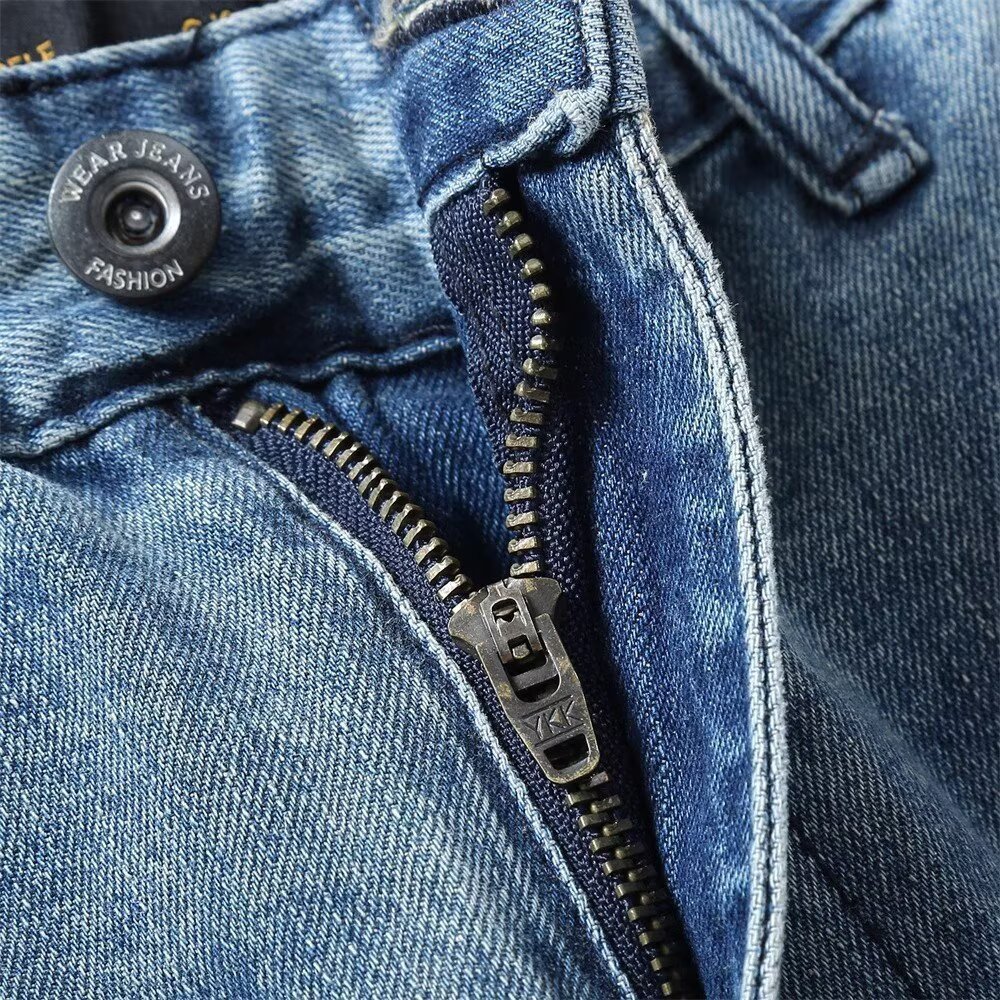 Men's Washed Denim Shorts - image 2