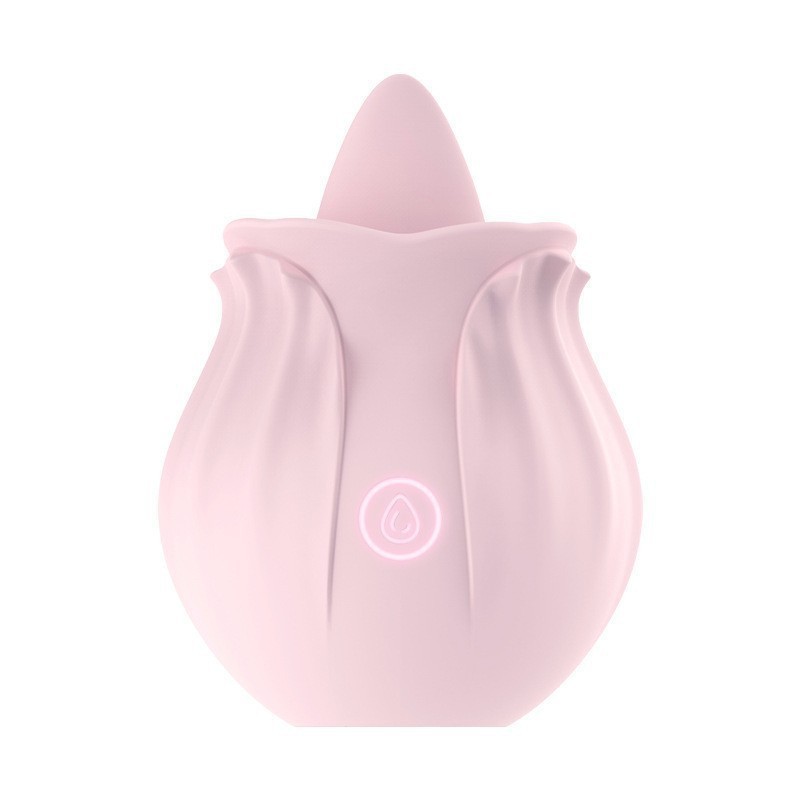 Rosegasm Rosebud Toy – 10 Tongue Licking Vibrator 