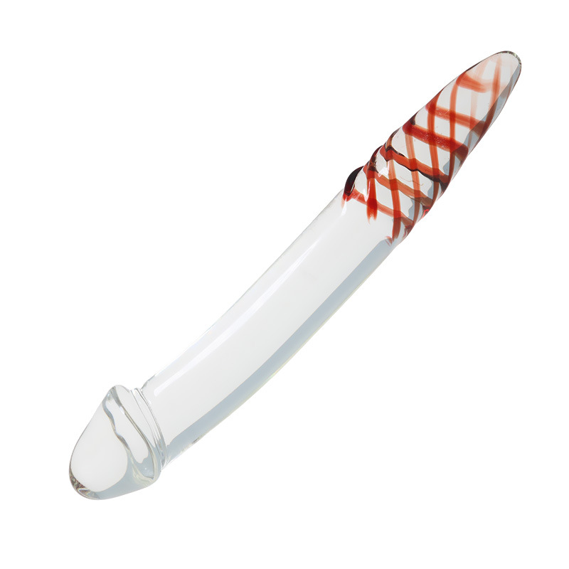 Elegant 9-Inch Glass Dildo with 1.5-Inch Diameter-WeLovePlugs