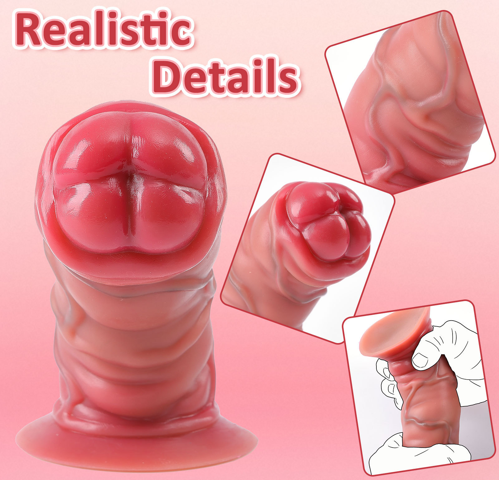 Triple Play Anal Plug Monster Fantasy Ore Dildo-WeLovePlugs