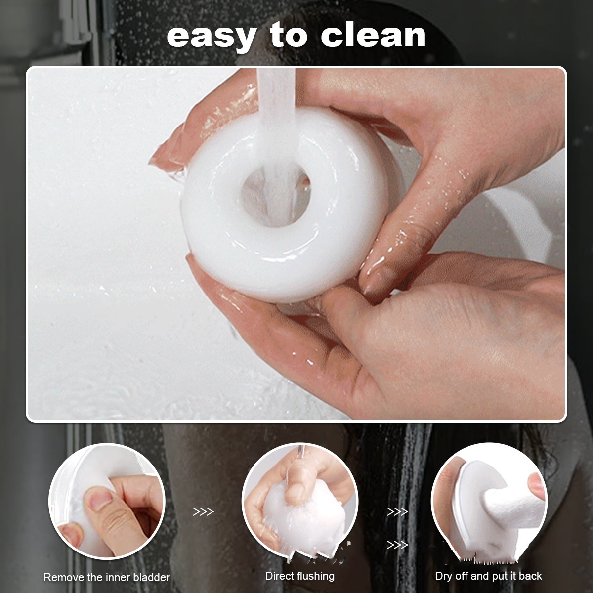 Telescopic 7 Vibration Mode Portable Masturbator Stroker -WeLovePlugs