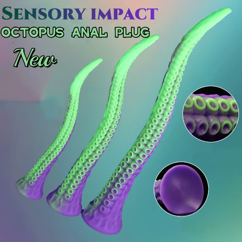 Tentacle Anal Plug - Octopus Suction Cup Dildo Butt Plug-WeLovePlugs