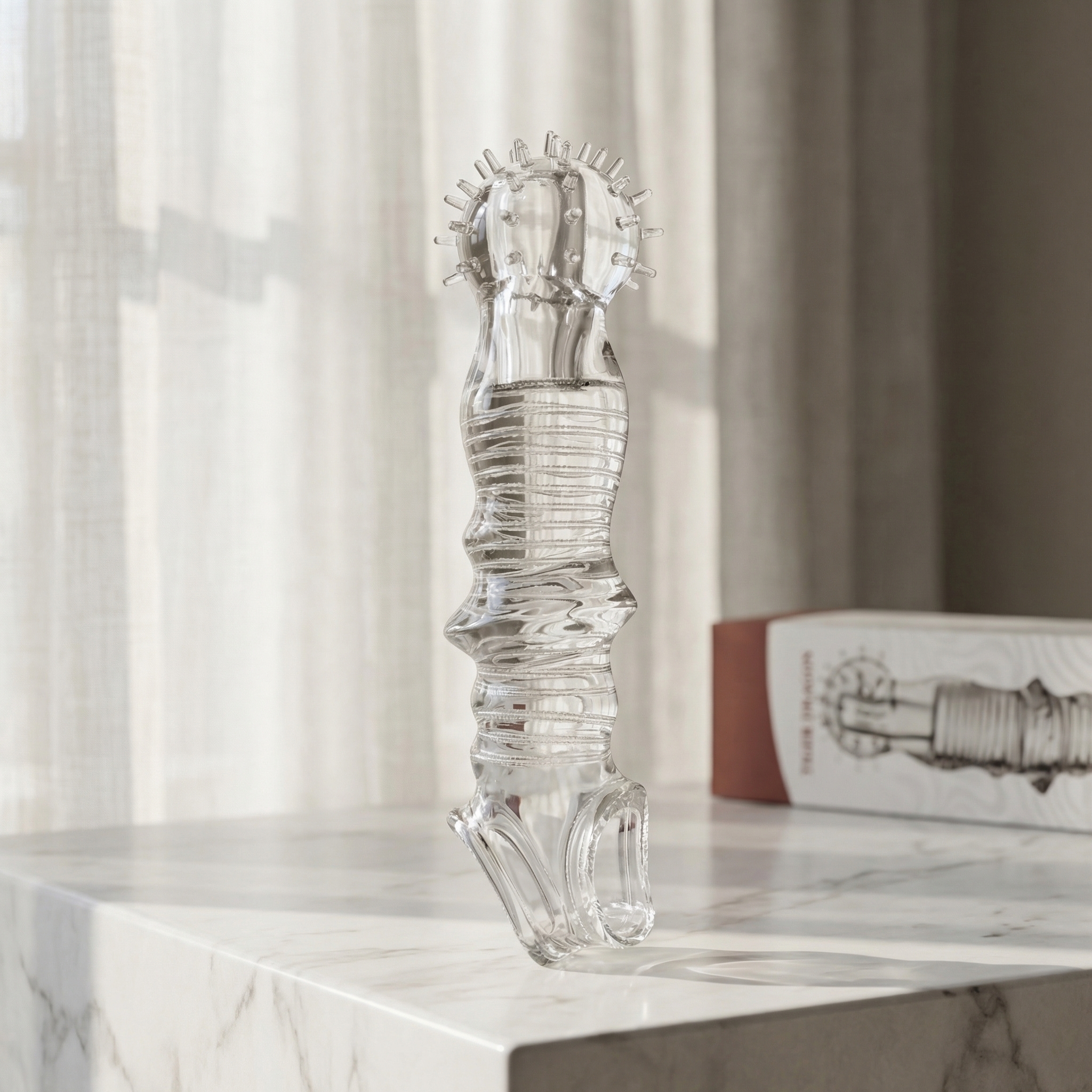 Textured Dotted Penis Sleeve - image 5