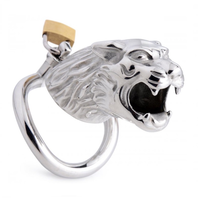 Tiger Head Chastity Cage -WeLovePlugs