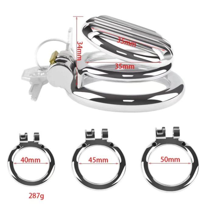 2025 Plate Layer Chastity Cage -WeLovePlugs