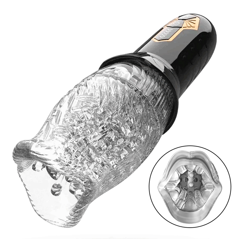 SpinPulse360° Rotating & Vibrating Male Masturbator - Black - image 7